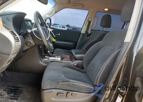 2017 Nissan Armada Sv из США, поврежденный, VIN JN8AY2ND9H9008162